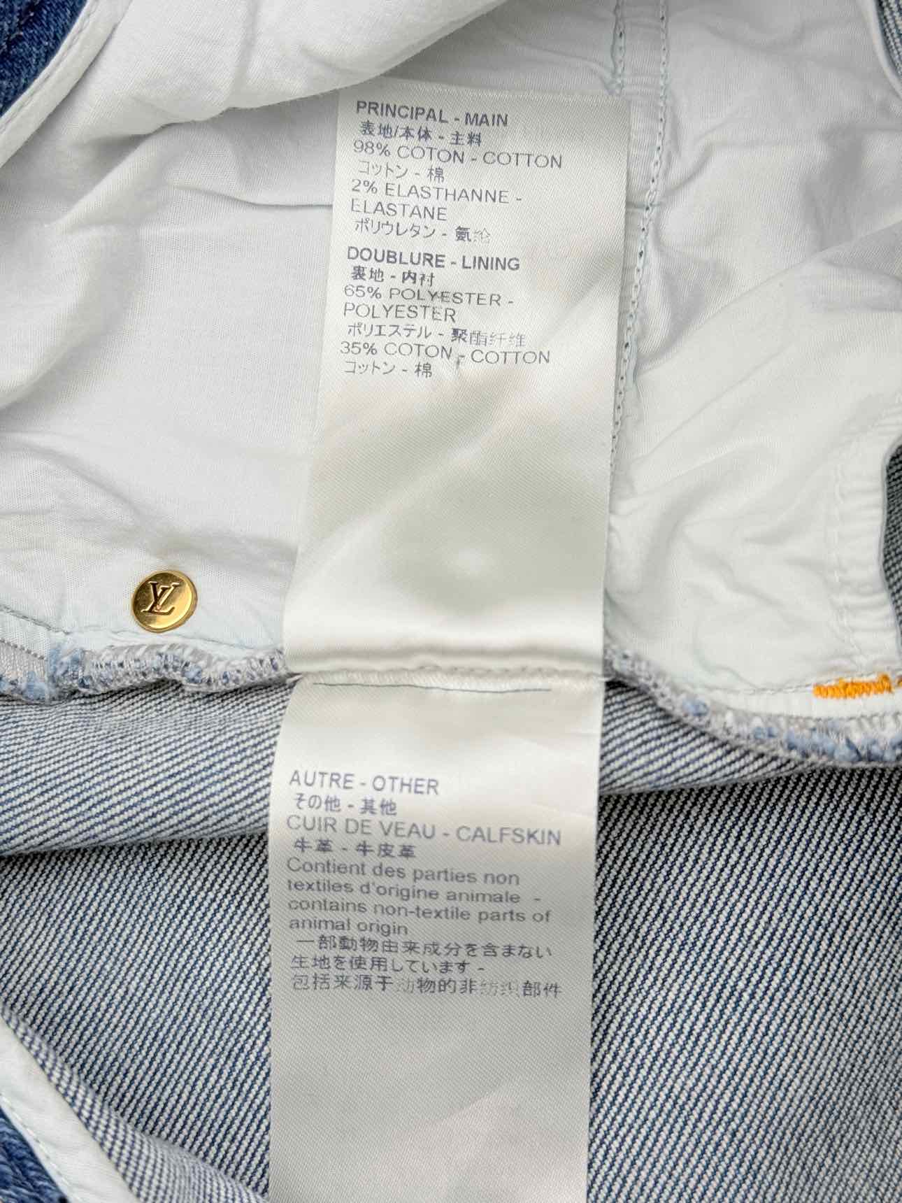 LOUIS VUITTON Blue Size 28 Jeans