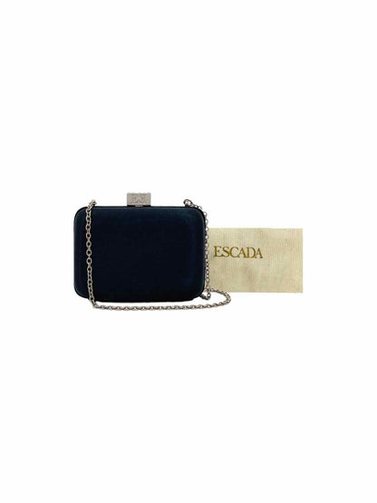 ESCADA Vintage Black Chain Evening Bag