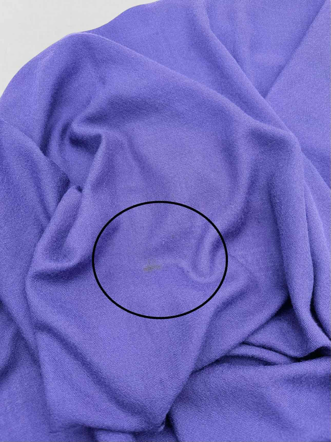 EMPORIO ARMANI Purple Fringed Scarf
