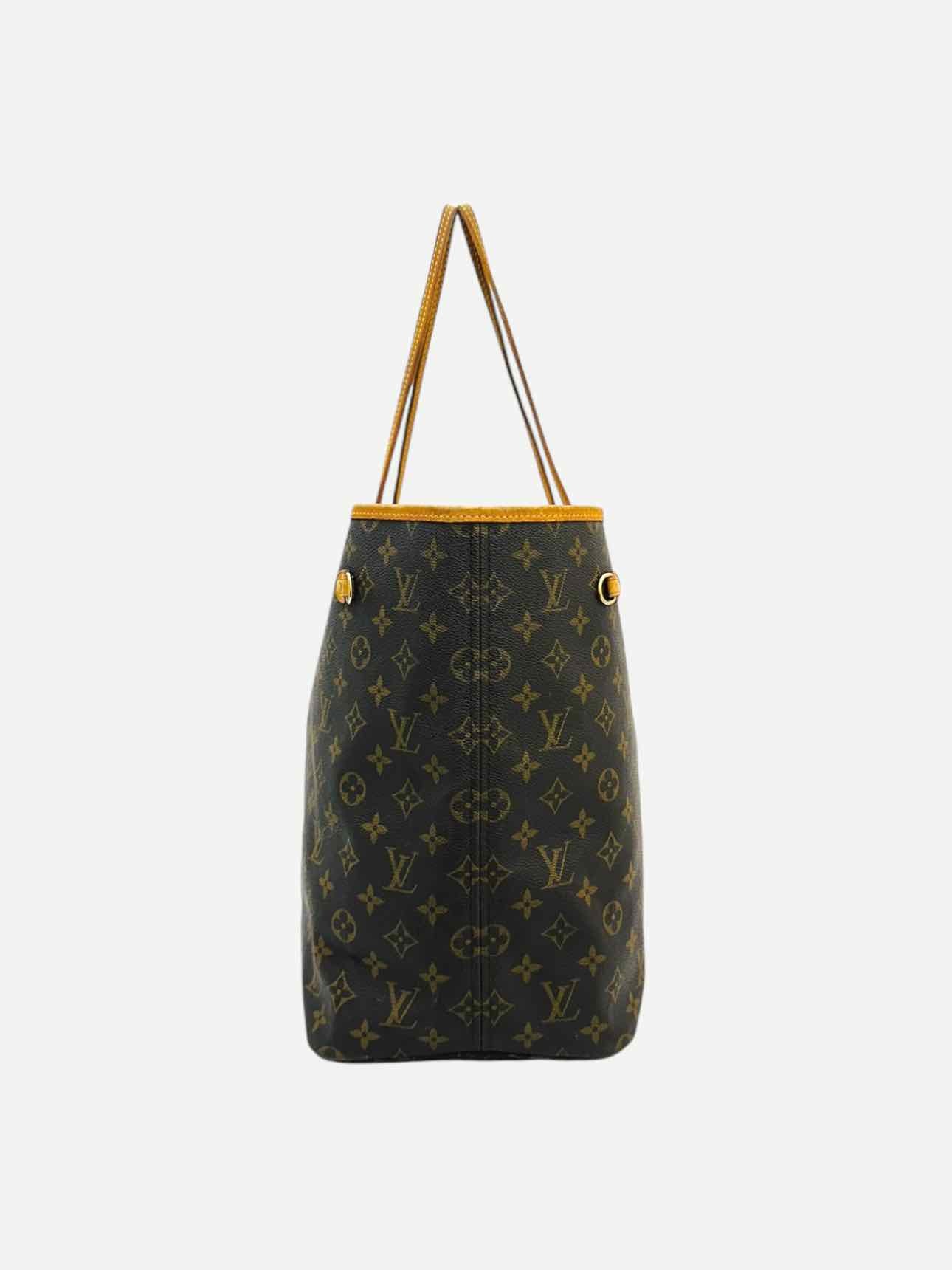 LOUIS VUITTON Neverfull Brown Monogram Tote Bag