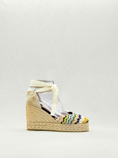 CASTANER X MISSONI Beige Multicolor Size EU 40 Wedges