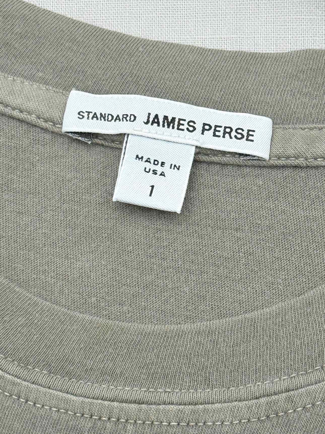 STANDARD JAMES PERSE Estilo Grey Size Small T-shirt