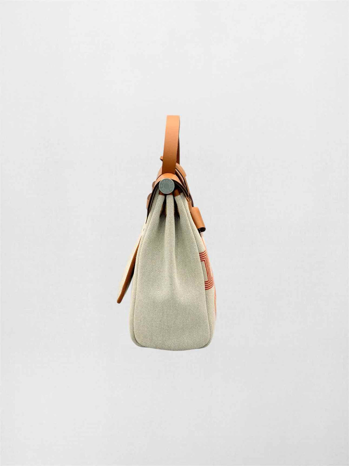 HERMES Herbag Zip 31 Ecru Fauve Top Handle