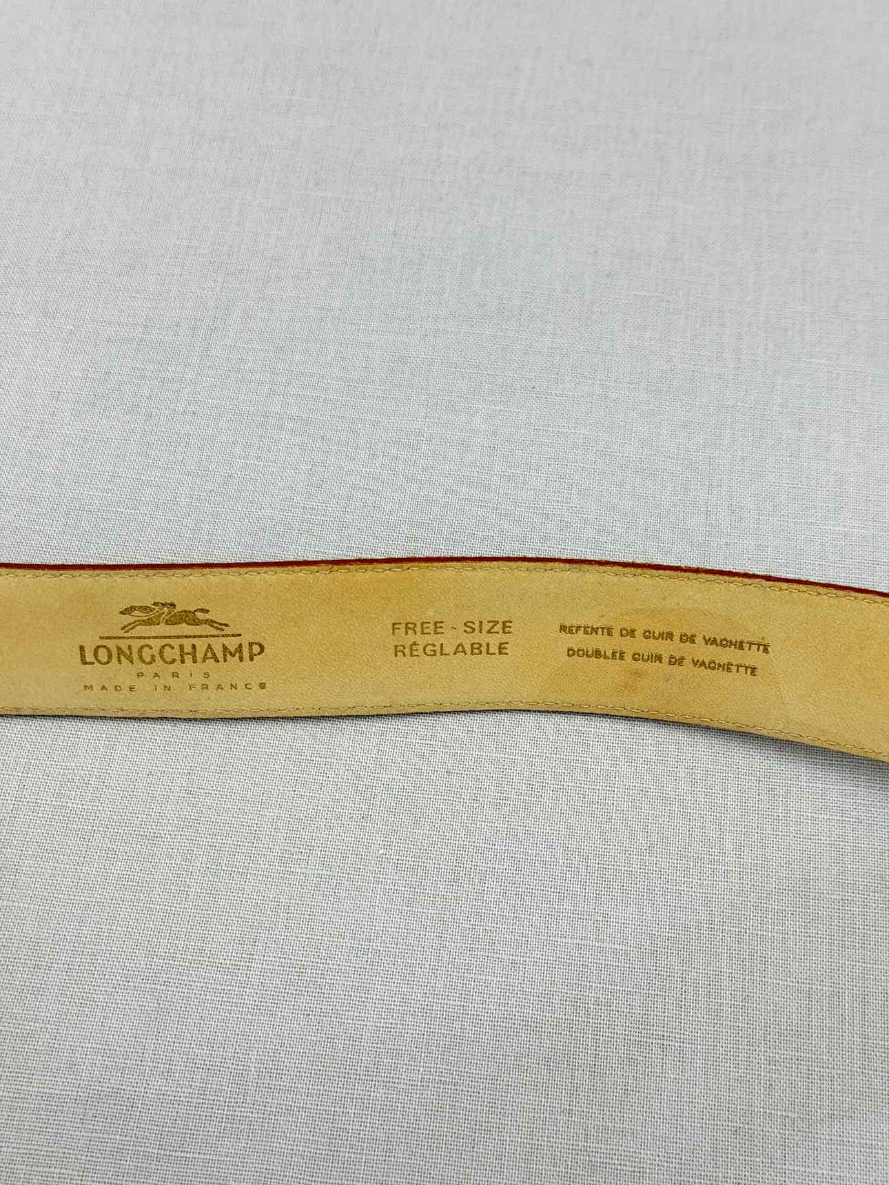 LONGCHAMP Camel Belt