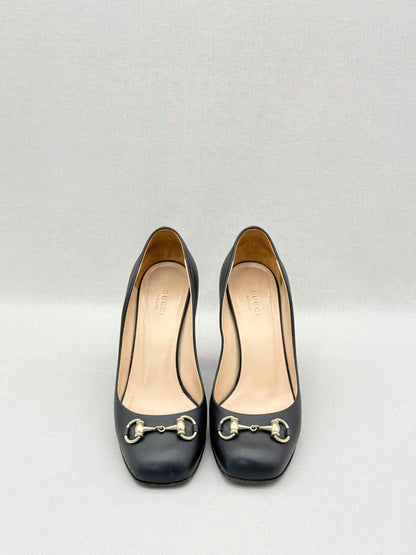 GUCCI Horsebit Black Size EU 37.5 Pumps