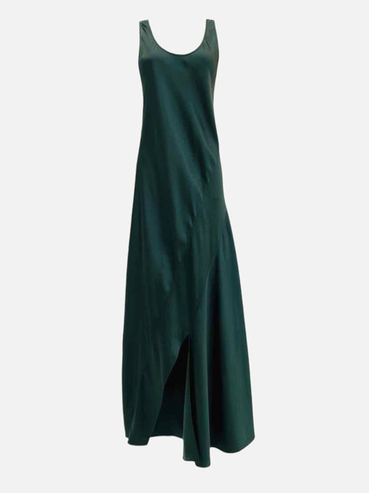 THEORY Sleeveless Green Long Dress