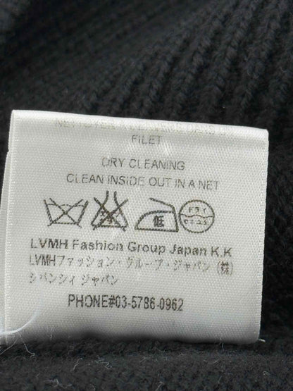 GIVENCHY Black Logo Print Size Small Sweater