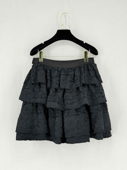 LANVIN Black Size US 4 Mini Skirt
