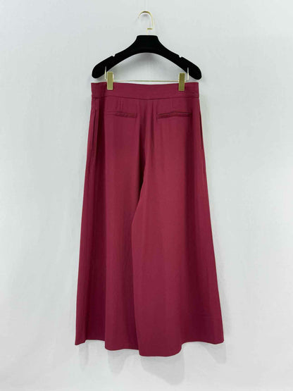 VALENTINO Wide Leg Plum Size US 8 Pants