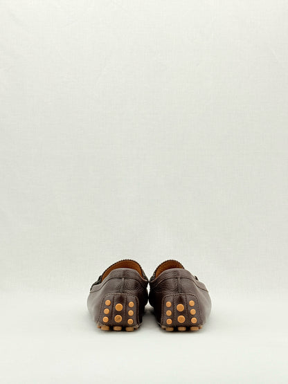 GUCCI Horsebit Brown Size EU 11.5 Loafers