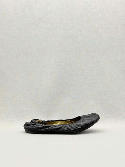 LANVIN Scrunch Black Size EU 38 Ballet Flats