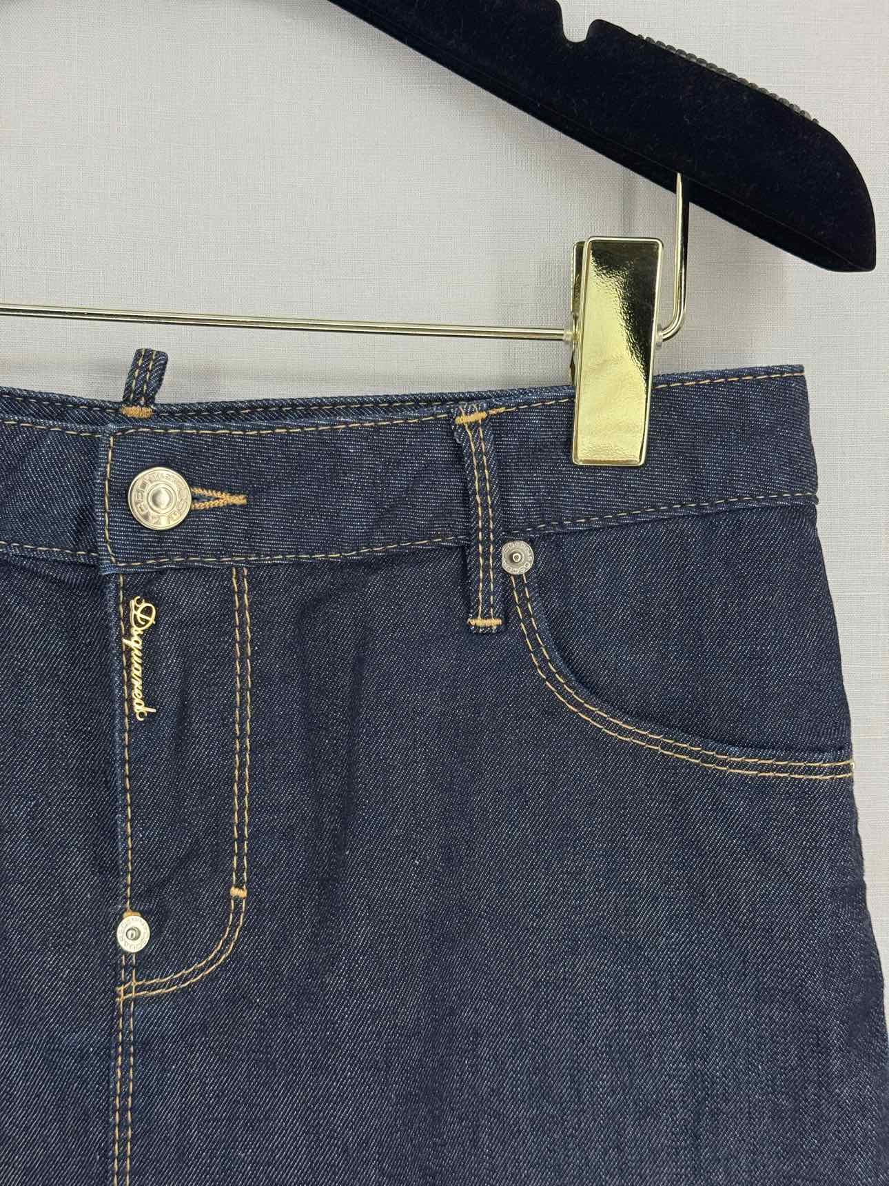 DSQUARED2 Dark Blue Size US 4 Mini Skirt