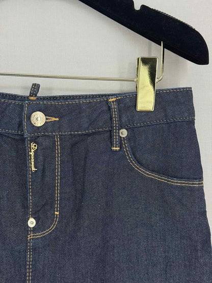 DSQUARED2 Dark Blue Size US 4 Mini Skirt