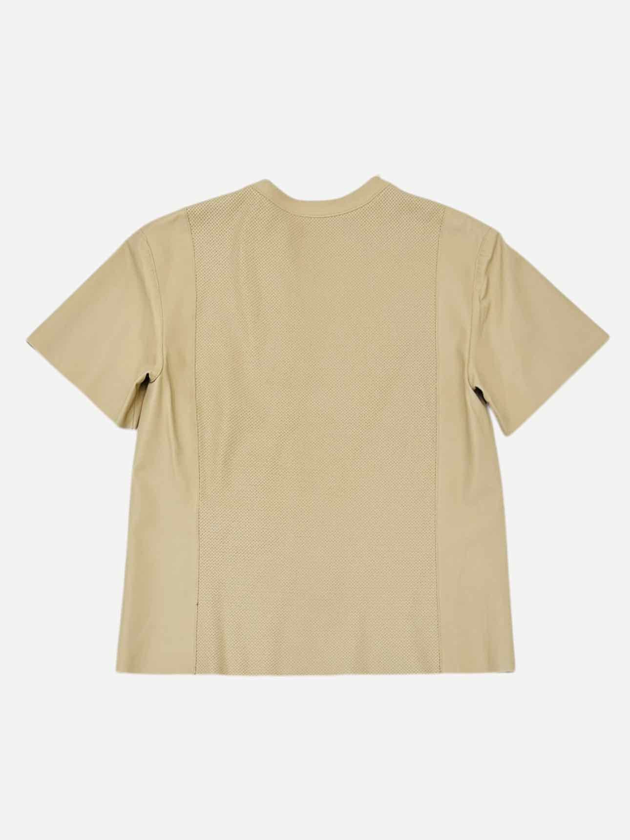 JOSEPH Perforated Beige Size US 4 T-shirt