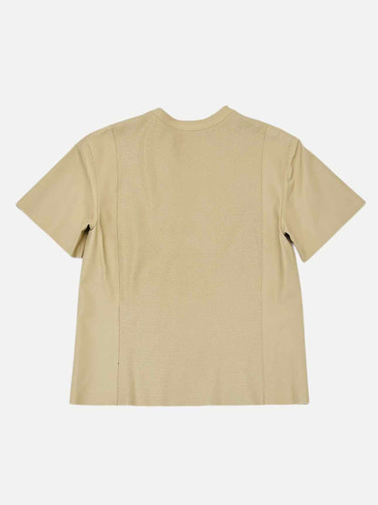JOSEPH Perforated Beige Size US 4 T-shirt