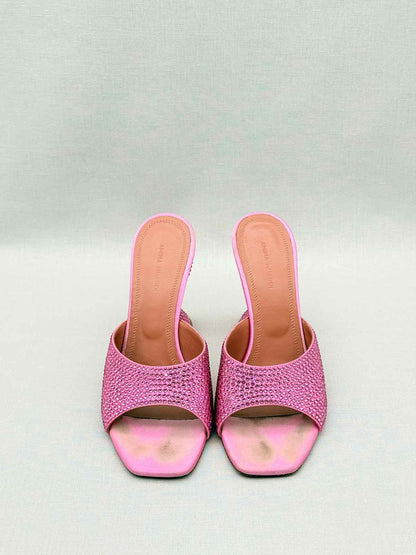 AMINA MUADDI Lupita Pink Size EU 38 Mules