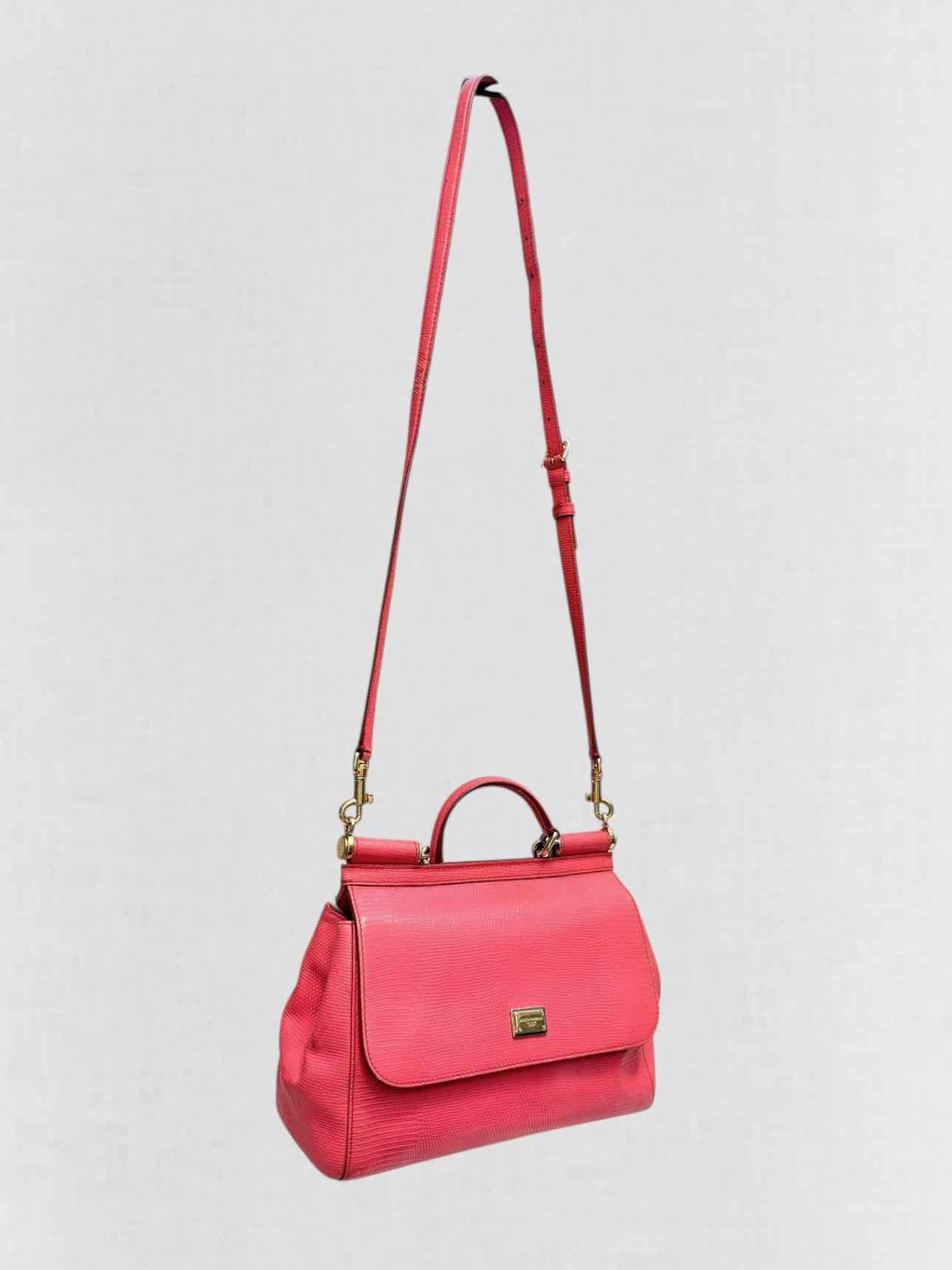 DOLCE & GABBANA Sicily Pink Top Handle