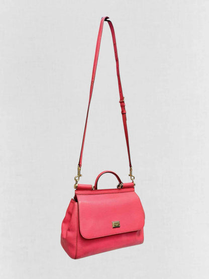 DOLCE & GABBANA Sicily Pink Top Handle