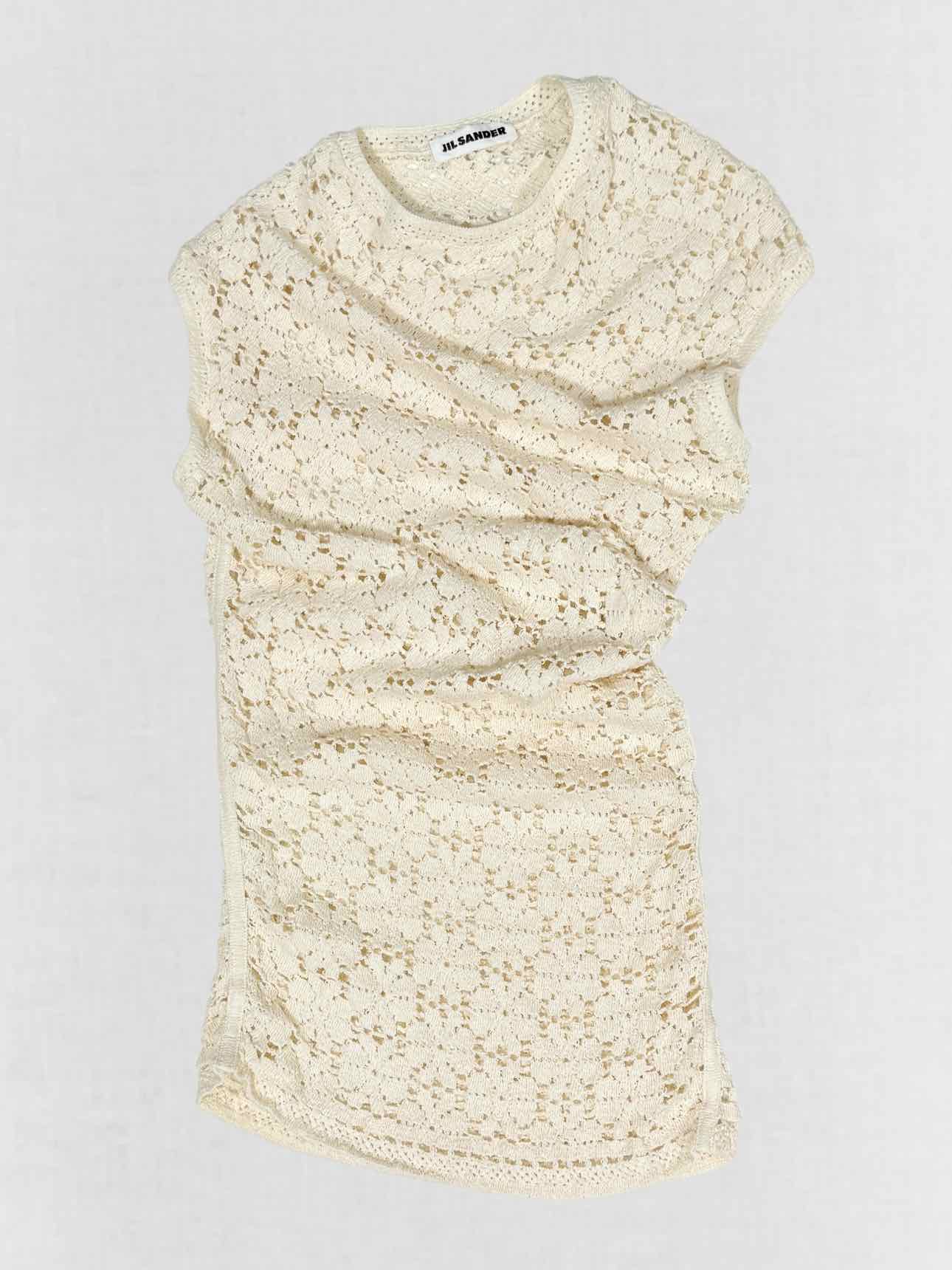 JIL SANDER Cream Size Medium Top