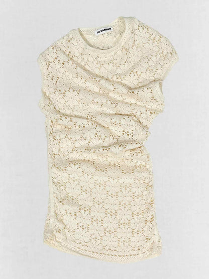 JIL SANDER Cream Size Medium Top
