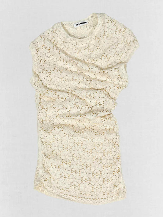 JIL SANDER Cream Size Medium Top