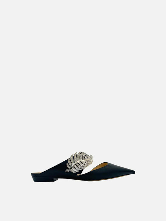 NICHOLAS KIRKWOOD Monstera Black Flats 37