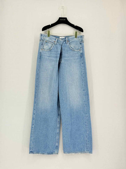 AGOLDE Vana Fold Blue Size 29 Jeans