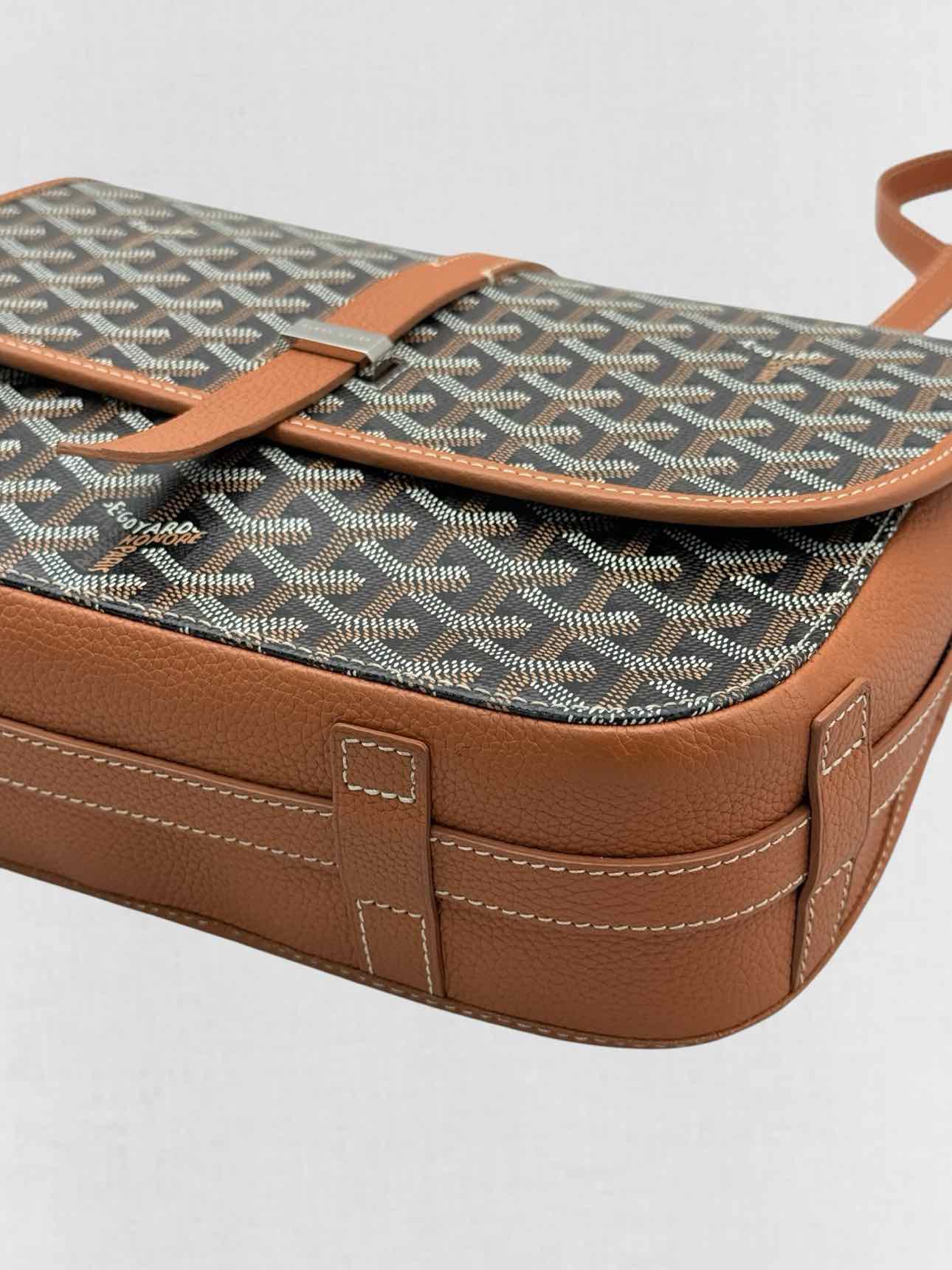 GOYARD Belvedere ll Black & Tan Goryardine Crossbody