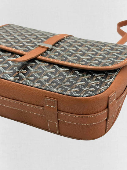 GOYARD Belvedere ll Black & Tan Goryardine Crossbody