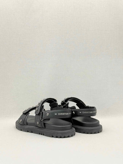 DIOR DiorAct Black Size EU 38 Sandals