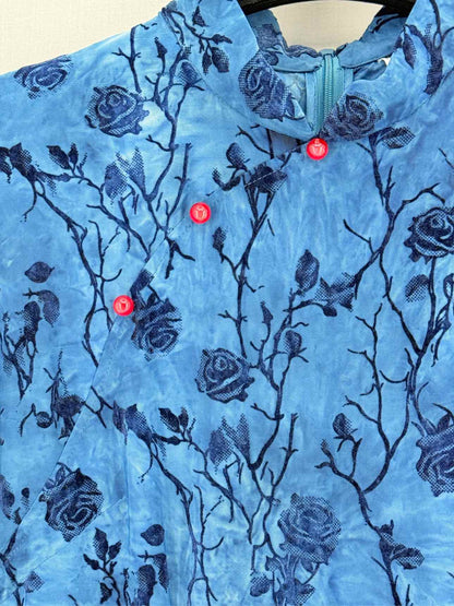 JM Blue Print Size XLarge Midi Dress