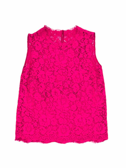 DOLCE & GABBANA Fuchsia Size US 4 Top & Skirt Outfit