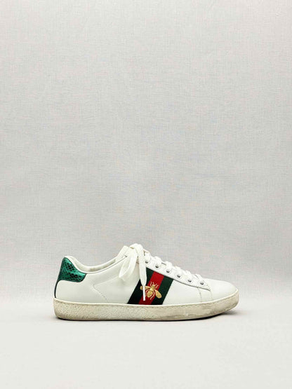 GUCCI Ace Bee White Multicolor Size EU 36 Sneakers