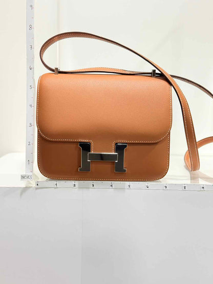 HERMES Constance Natural Shoulder Bag