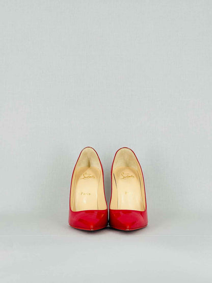 CHRISTIAN LOUBOUTIN Red Size EU 37.5 Heeled Sandals