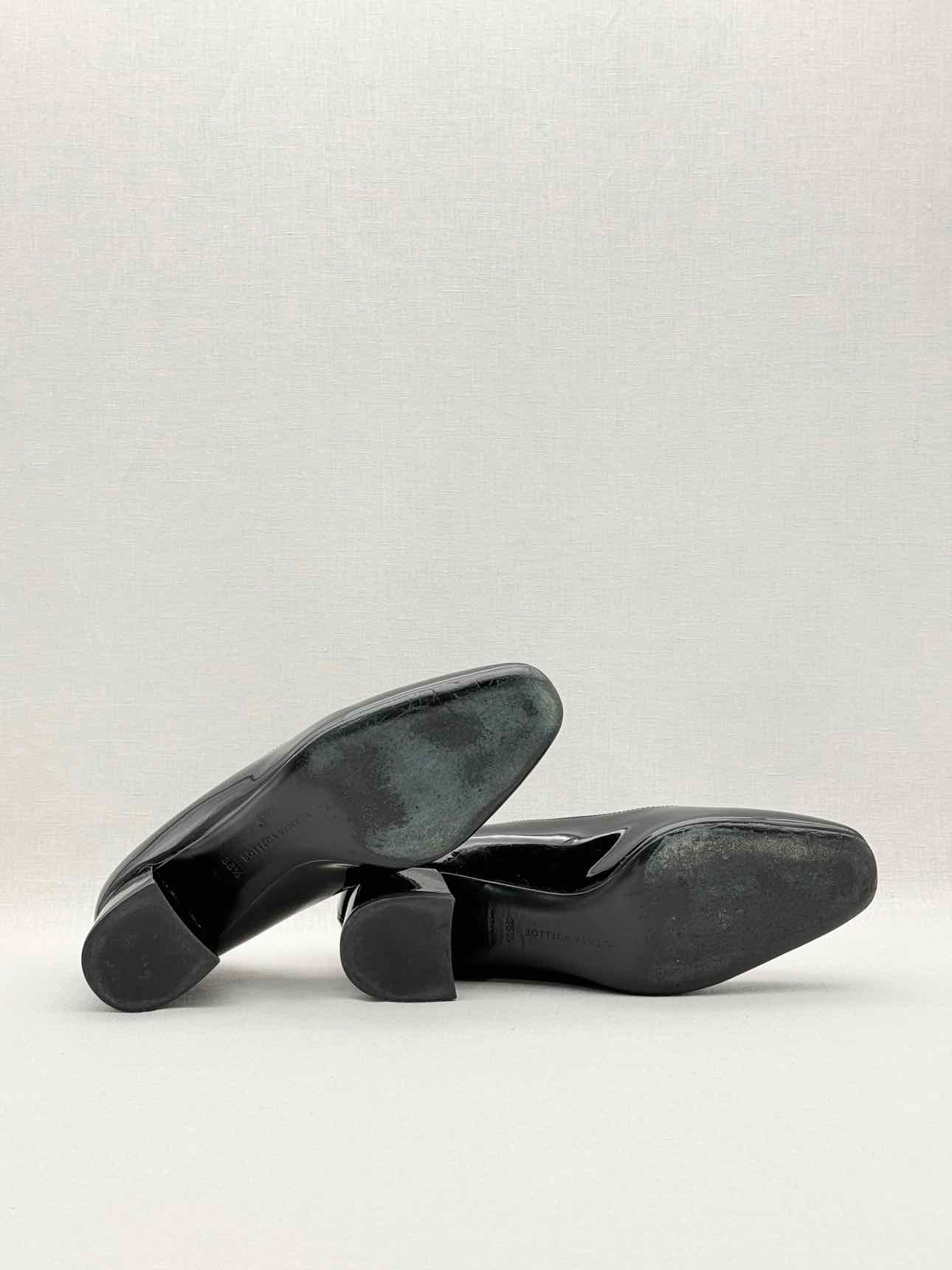 BOTTEGA VENETA Black Woven Size EU 36.5 Pumps