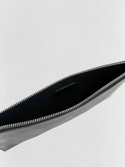 GIVENCHY Printed Logo Black Clutch