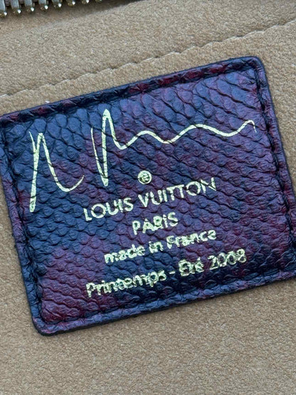 LOUIS VUITTON Brown Multicolor Monogram Top Handle