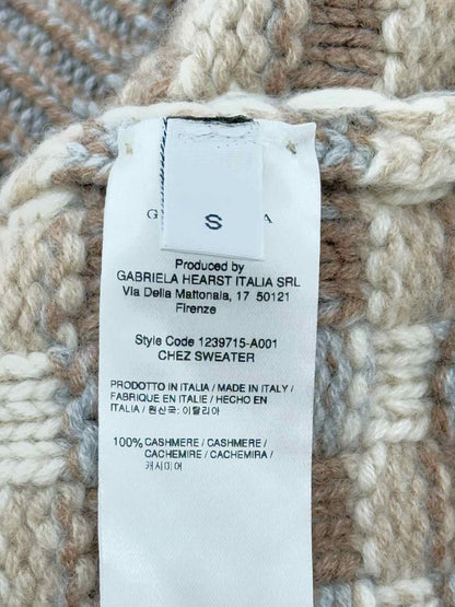 GABRIELA HEARST Brown Multicolor Size Small Sweater