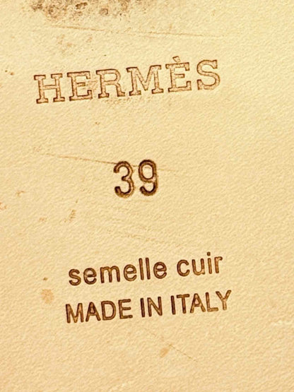 HERMES ORAN Blue Size EU 39 Sandals