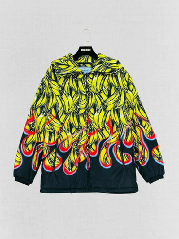 PRADA 2018 Yellow Multicolor Size Medium Jacket