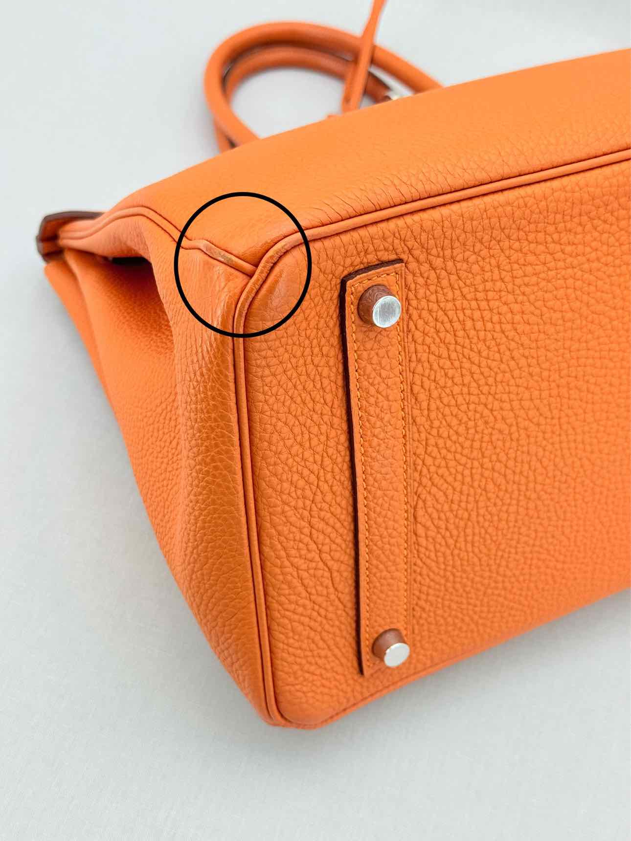 HERMES Birkin Orange Top Handle