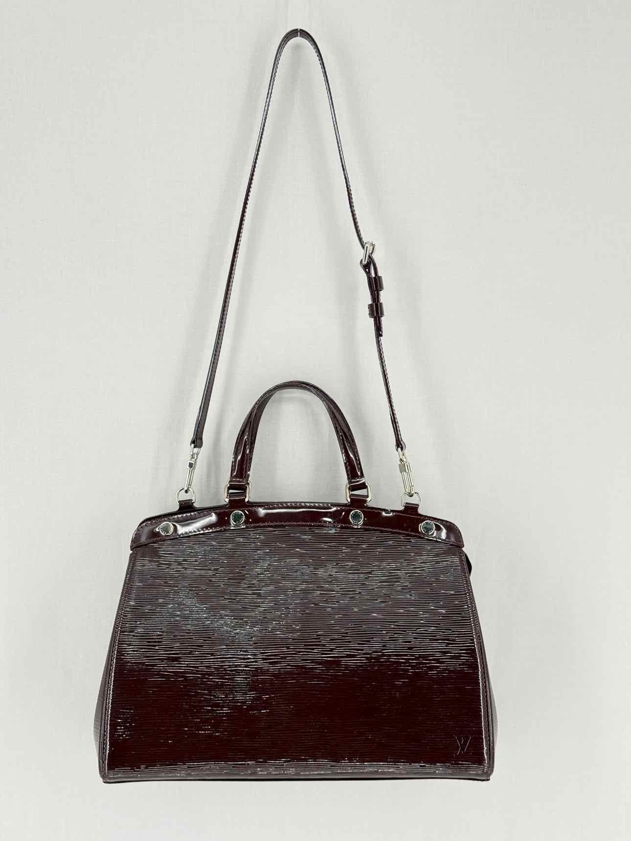 LOUIS VUITTON Brea Burgundy Top Handle