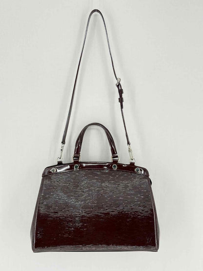 LOUIS VUITTON Brea Burgundy Top Handle