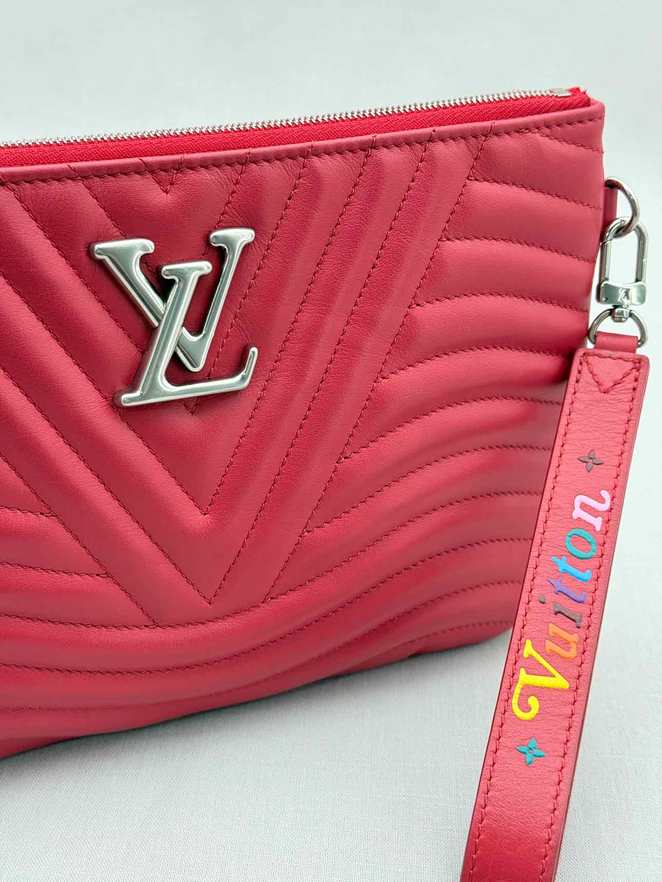 LOUIS VUITTON New Wave Red Clutch