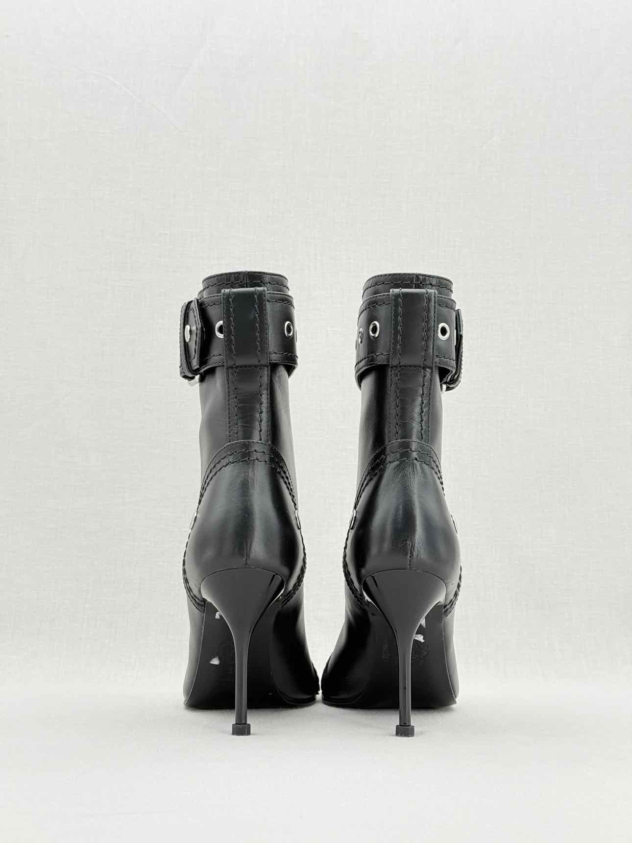 ALEXANDER MCQUEEN Black Size EU 36 Ankle Boots