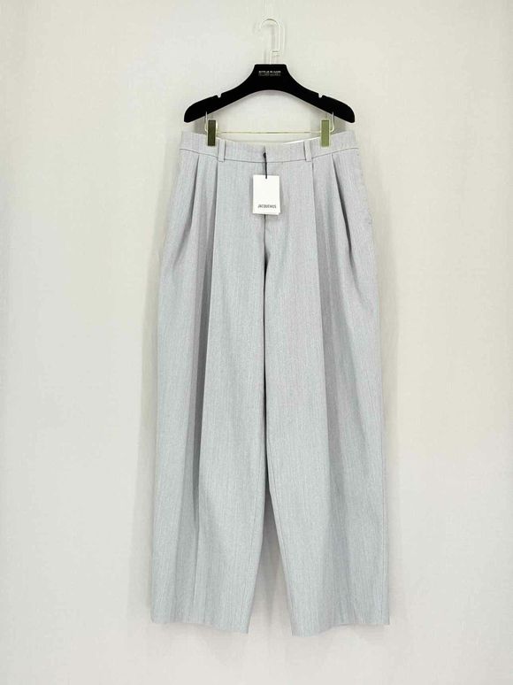 JACQUEMUS Curzio Light Grey Size US 8 Pants
