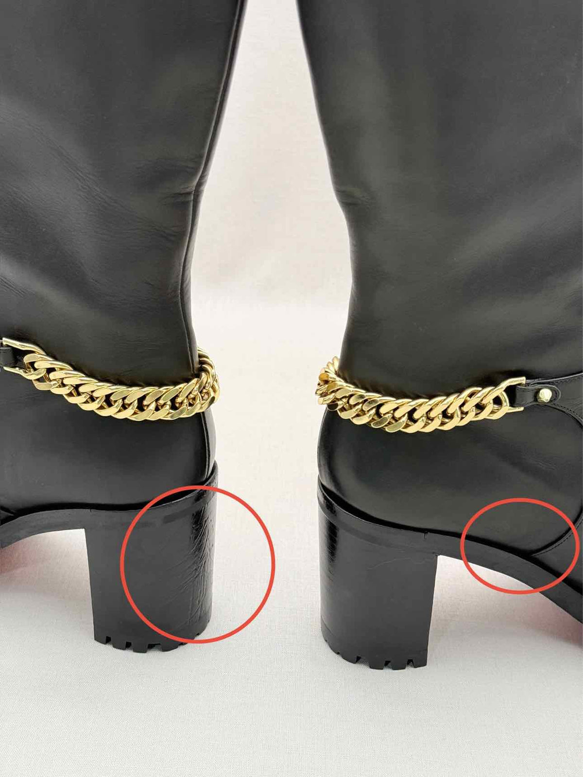 CHRISTIAN LOUBOUTIN Black Size EU 39 Knee High Boots