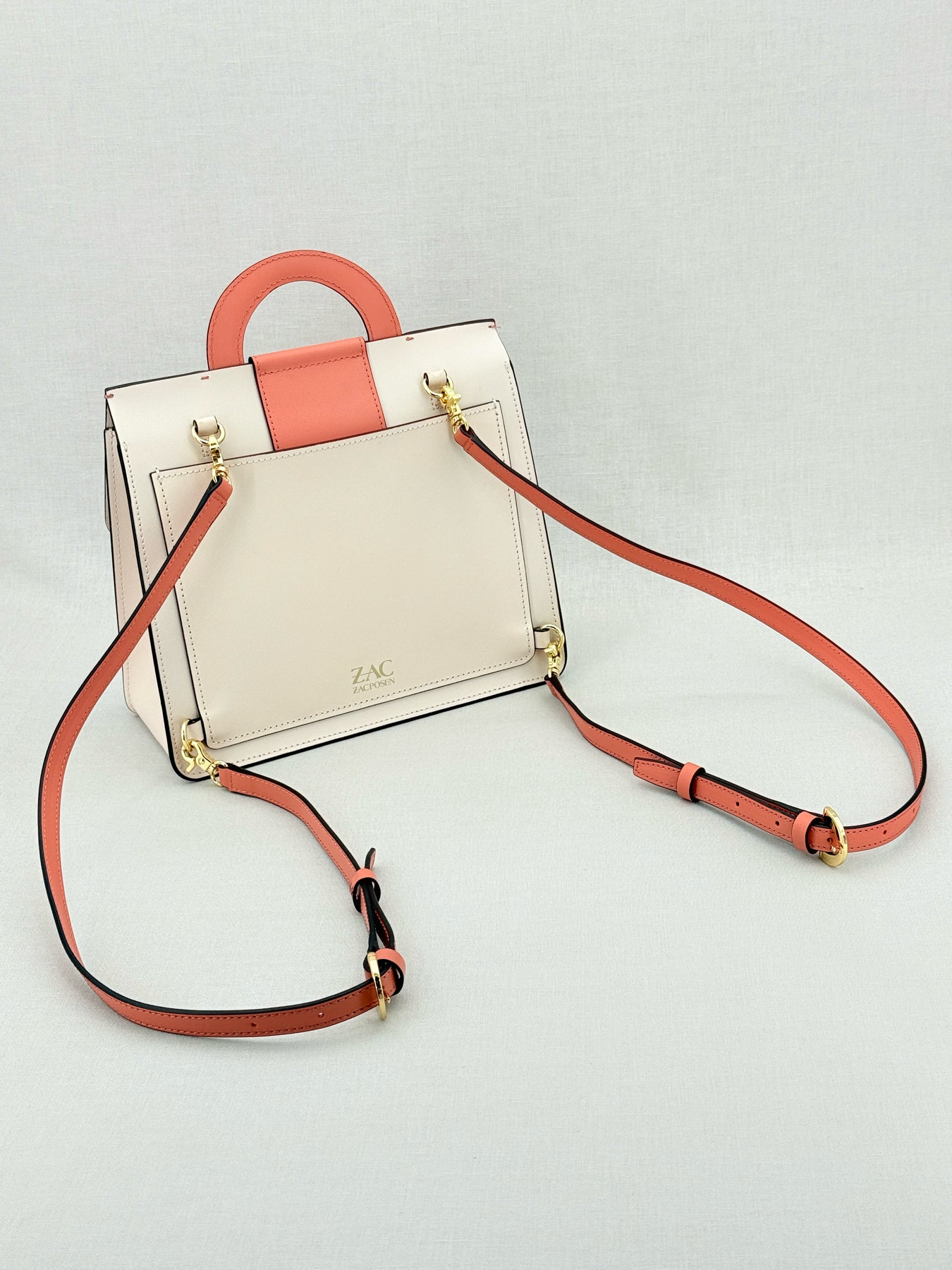 ZAC POSEN Biba Pink Multicolor Backpack