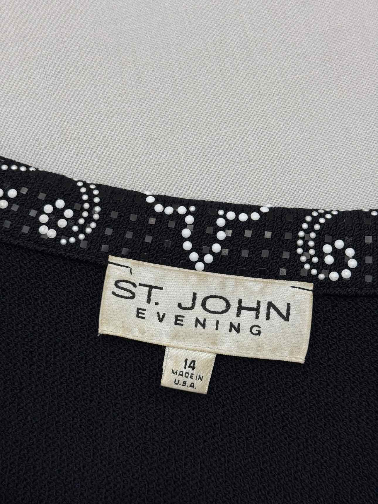 ST. JOHN Evening Black Size US 14 Outfit Set